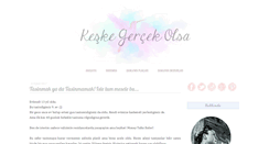 Desktop Screenshot of keskegercekolsa.com