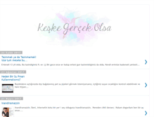 Tablet Screenshot of keskegercekolsa.com